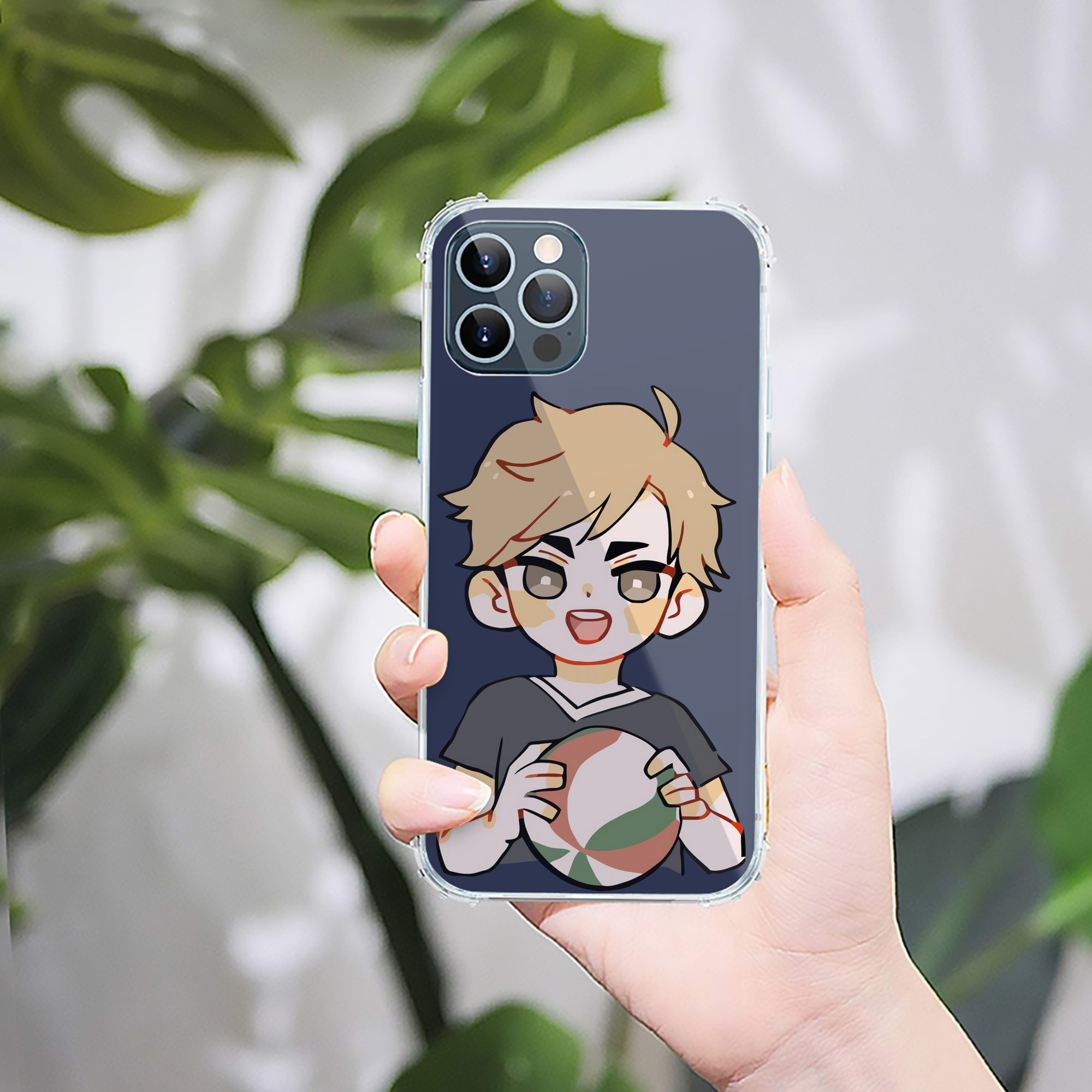 （画像用） ハイキュー!! Haikyu!! 【iPhone 12シリーズ対応】透明スマホケース（クリアソフトケース）